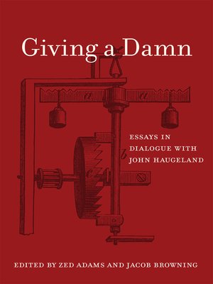 cover image of Giving a Damn
